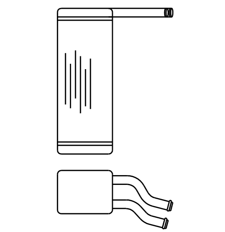 Heater Matrix - Jensen - Healey - 21175