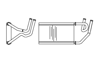 Dodge Nitro Heater matrix