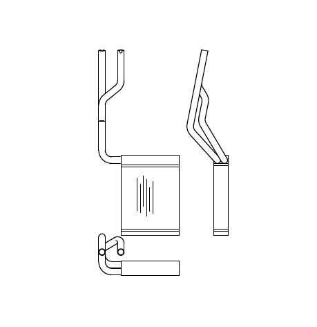 Heater Matrix - Volvo - V40 Mk3 2013 onwards - 21027