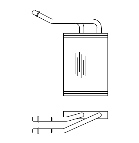 Heater Matrix - Mazda - CX7 2007-2009 - 21049