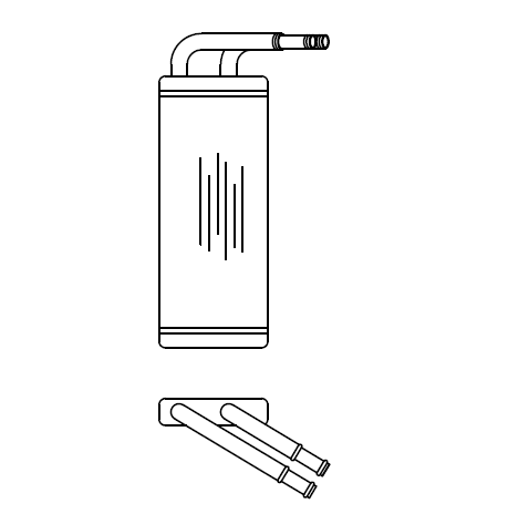 kobelco e175 heater matrix