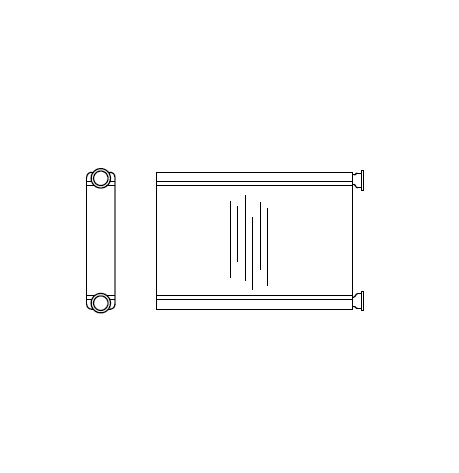 Heater Matrix - BMW - 1 series 2004-13 - 21060