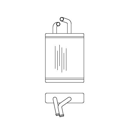 Heater Matrix - Taxi - TX4 Rear 2010 onwards - 21062