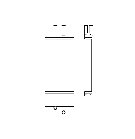 Heater Matrix - Bus - Alexander Dennis Enviro E400 - 21064