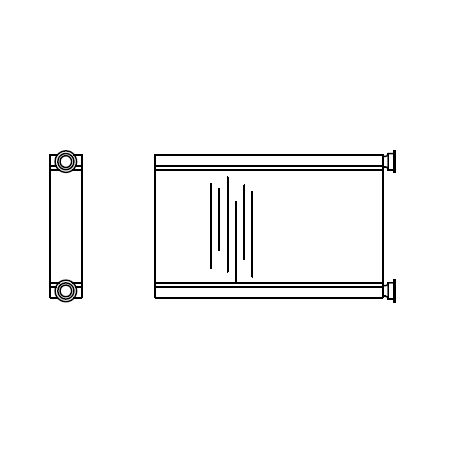 Heater Matrix - Jaguar - XJ6 X350 X358 - 21069