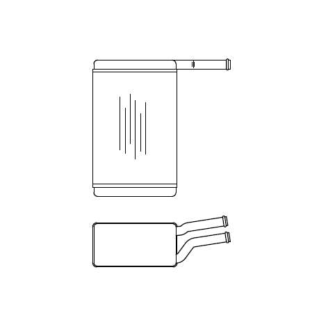 Heater Matrix - Ford - Cortina Mk2 - 21070