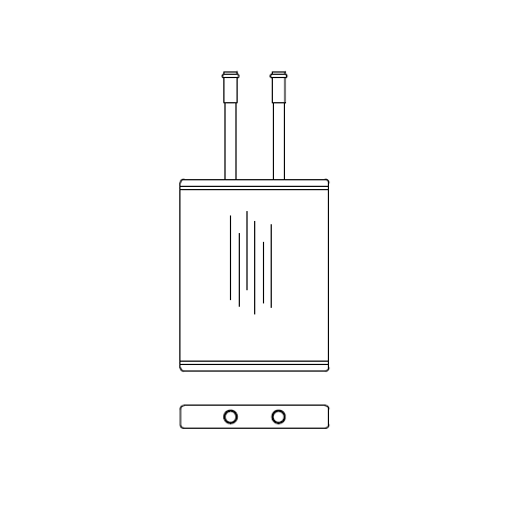 Heater Matrix - Doosan - DL450 & DL550 - 21073