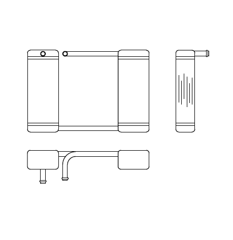 Heater Matrix - Landrover - Series 2 - 21074