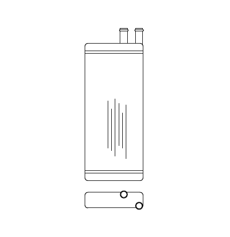 Heater Matrix - Mercedes - Vario 1991 onwards- 21081