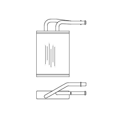 Heater Matrix - Mazda - 6 Mk1- 2002-08 - 21089