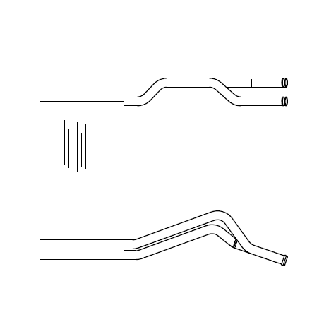 Heater Matrix - Ford - Mondeo Mk4 2007 onwards - 21105