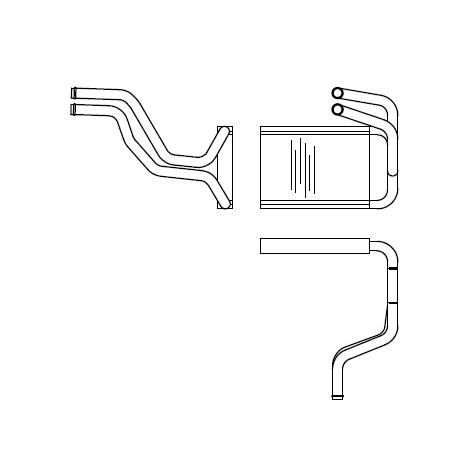 Heater Matrix - Hyundai - i10 2014 - 19 - 21117