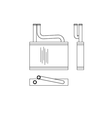 Heater Matrix - Nissan - Pixo 2009-13 - 21120