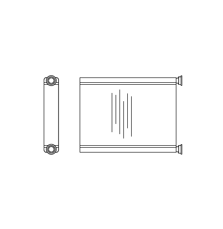 Heater Matrix - Lexus - RX 2004-09 - 21125