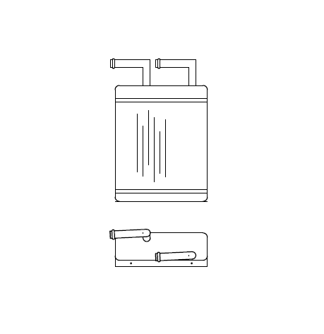 Heater Matrix - JCB - 8015 Mini Digger - 21135