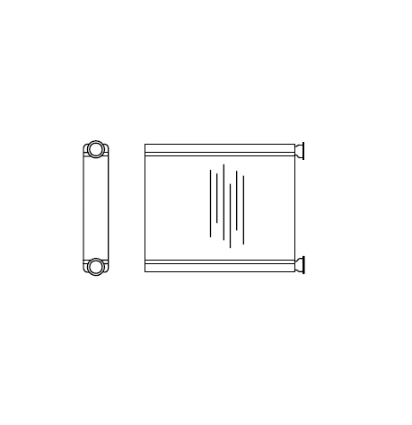 Heater Matrix - Mercedes - B Class W242 W246 2012-18 - 21144