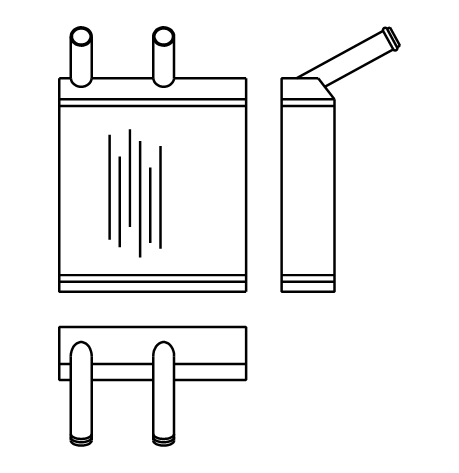 Heater Matrix - Talbot - Horizon 1976-85 - 20115