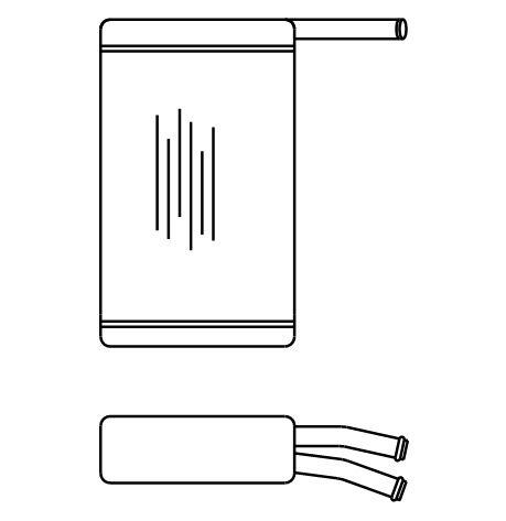 Heater Matrix - Ford Commercial - Transit Mk2 1978-84 - 20120