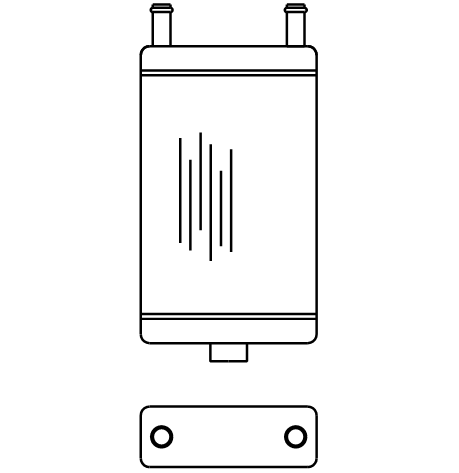 ford consul heater matrix