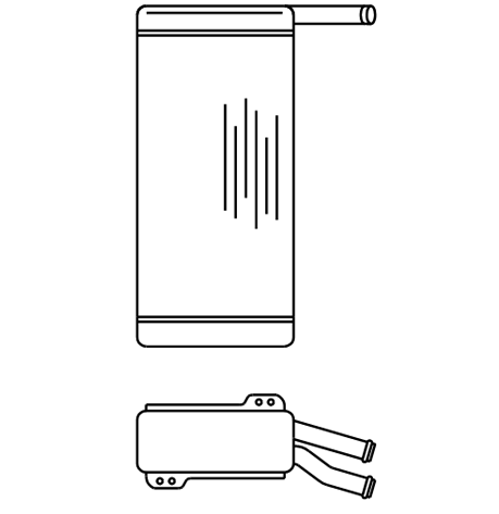 Heater Matrix - Ford - Granada mk2 - 20125