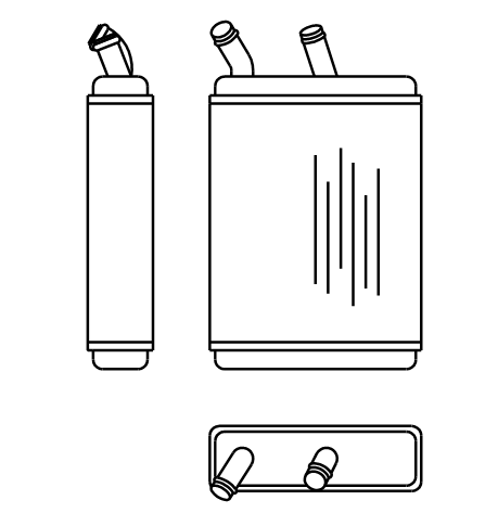 Heater Matrix - Vauxhall - Cavalier 1976-81 - 20131