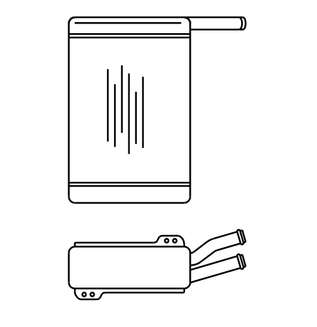 Heater Matrix - Ford - Fiesta mk1 1977-83 - 20135