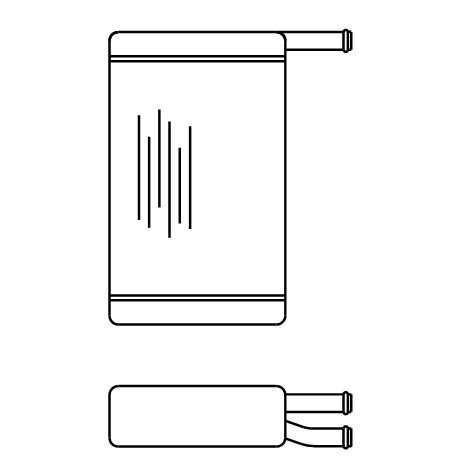 Heater Matrix - Ford - Capri Mk 1 & Mk2  -1975 - 20136