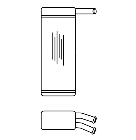 Heater Matrix - Austin Rover - Ital 1980-84 - 20148