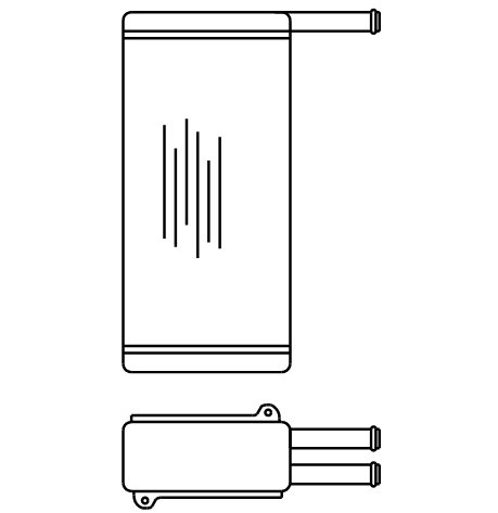 Heater Matrix - Ford - Sierra -84 (heavy duty) - 20150