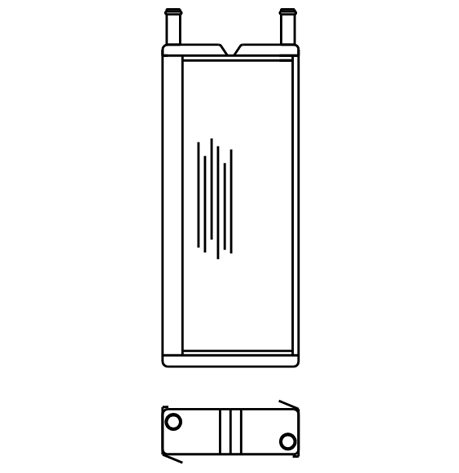 Heater Matrix - Bus - Heater Demister - 20154