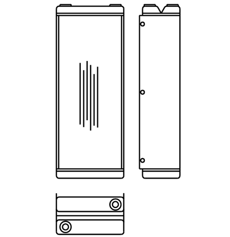 Heater Matrix - Bus - Underfloor - 20157