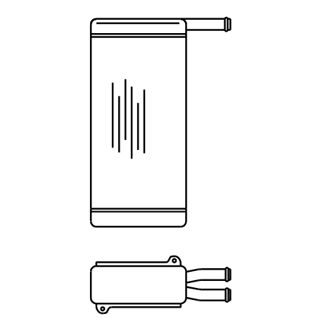 Heater Matrix - Ford Commercial - P100 Pick Up 1987-83 - 20171