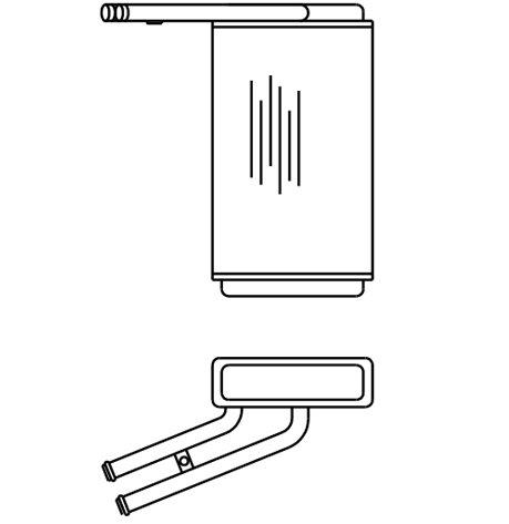 Heater Matrix - Ford Commercial - Transit Mk4 1986-91 - 20178