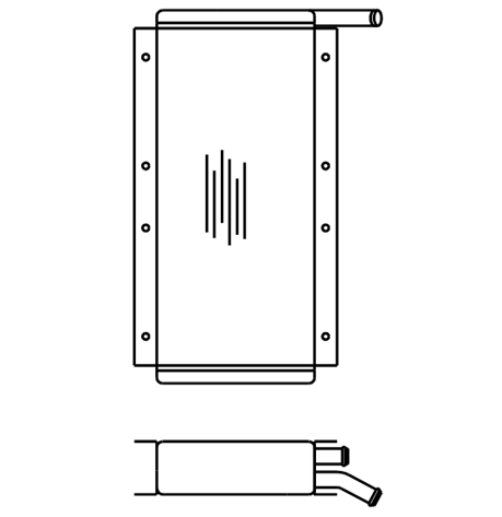 Heater Matrix - Bus - MCW - 20186