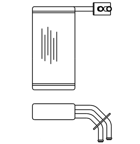 Heater Matrix - DAF - 200 1989- - 20187