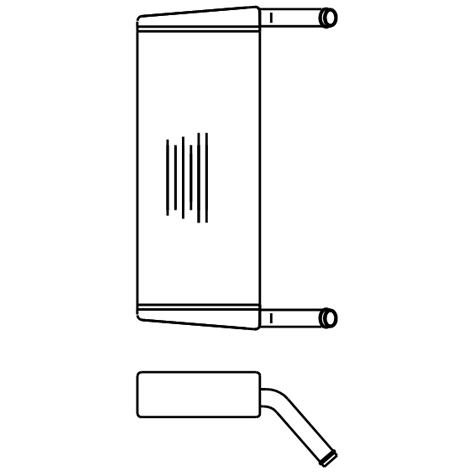 Heater Matrix - Bus - Underfloor - 20190