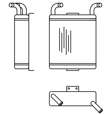 Heater Matrix - Foden - Cab - 20207