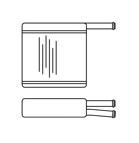 Heater Matrix - Manitou - Forklift - 20214