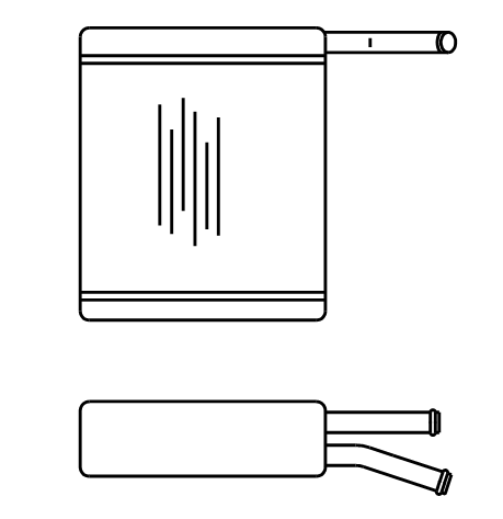 Heater Matrix - Ambulance - Ambulance (Bedford) - 20217