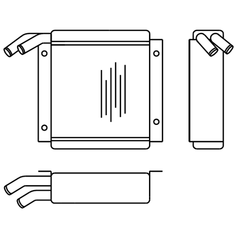 Heater Matrix - Bus - National Bus Mk2 - 20219