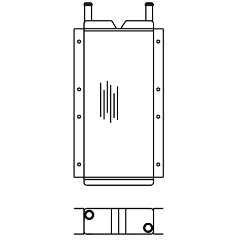 Heater Matrix - Bus - Saloon & Demister - 20226