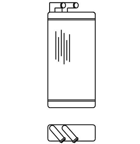 Heater Matrix - Audi - 200 1980-89 - 20228