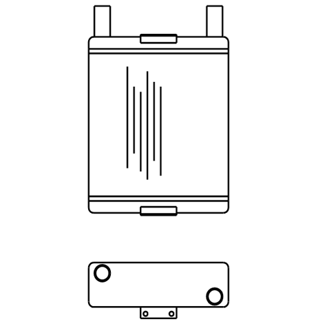 Heater Matrix - Bus - Underseat - 20232