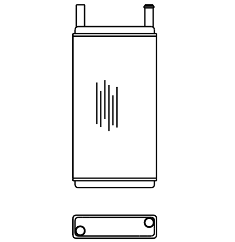 Heater Matrix - Bus - Metro Rider (early) - 20236