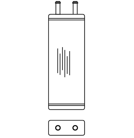 Heater Matrix - Bus - Metro Cam - 20271