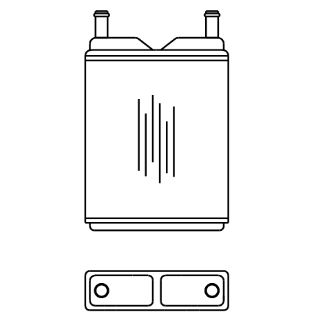 Heater Matrix - Volvo - 240 1974- - 20274