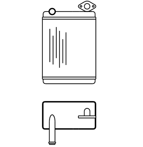 Heater Matrix - Datsun - Stanza 1981-86 - 20275