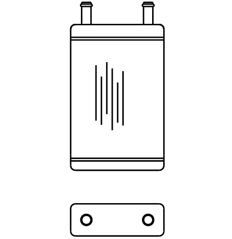 Heater Matrix - Bedford - CF Van 1984- - 20276