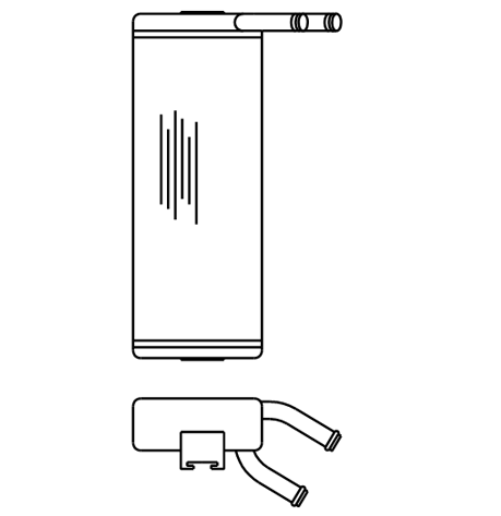 Heater Matrix - Landrover - Range Rover 1988- - 20279