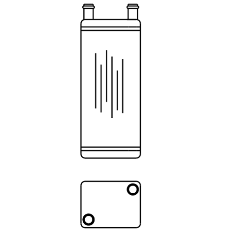 Heater Matrix - Jaguar - E type - 20281